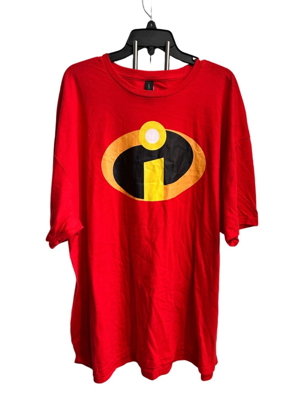Red Short-Sleeve Incredibles Graphic Tee with Yellow & Black Emblem